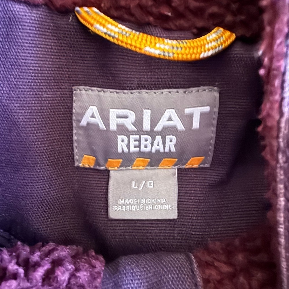 Ariat purple Vest with Sherpa Collar - Picture 5 of 6